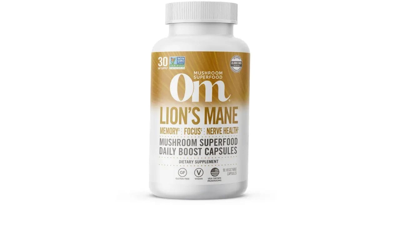 Om Mushroom Lion’s Mane Capsules