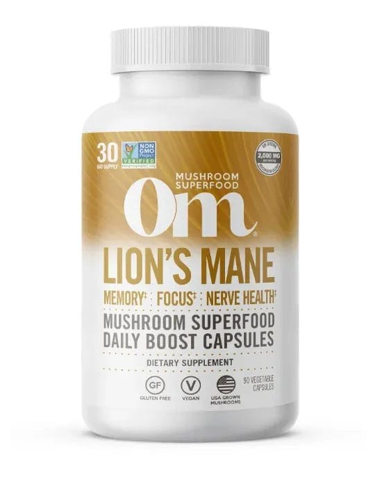 Om Mushroom Lion’s Mane Capsules